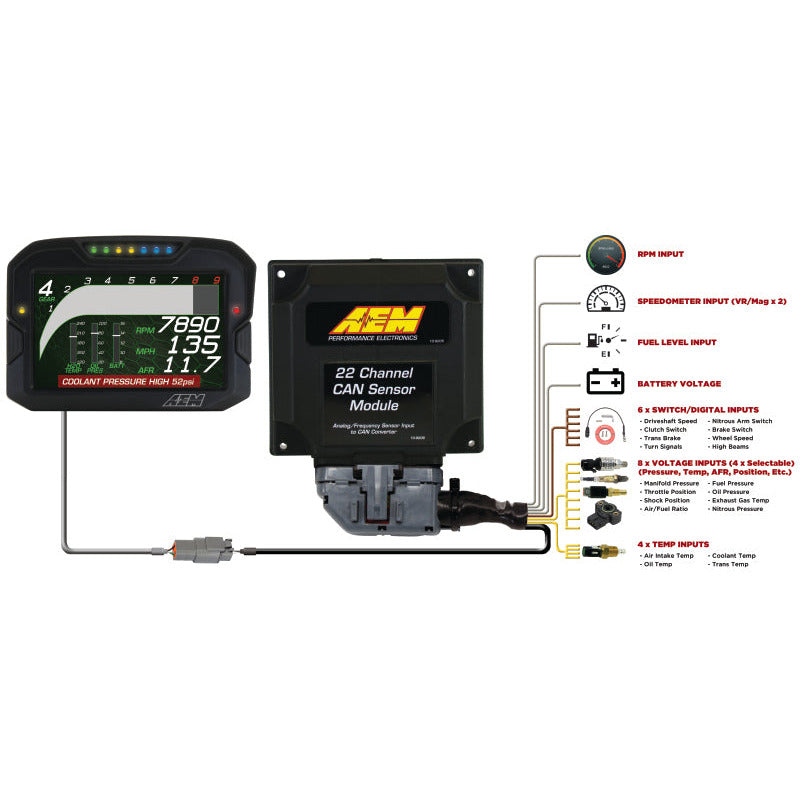 AEM 22 Channel CAN Expander Module AEM Programmers & Tuners