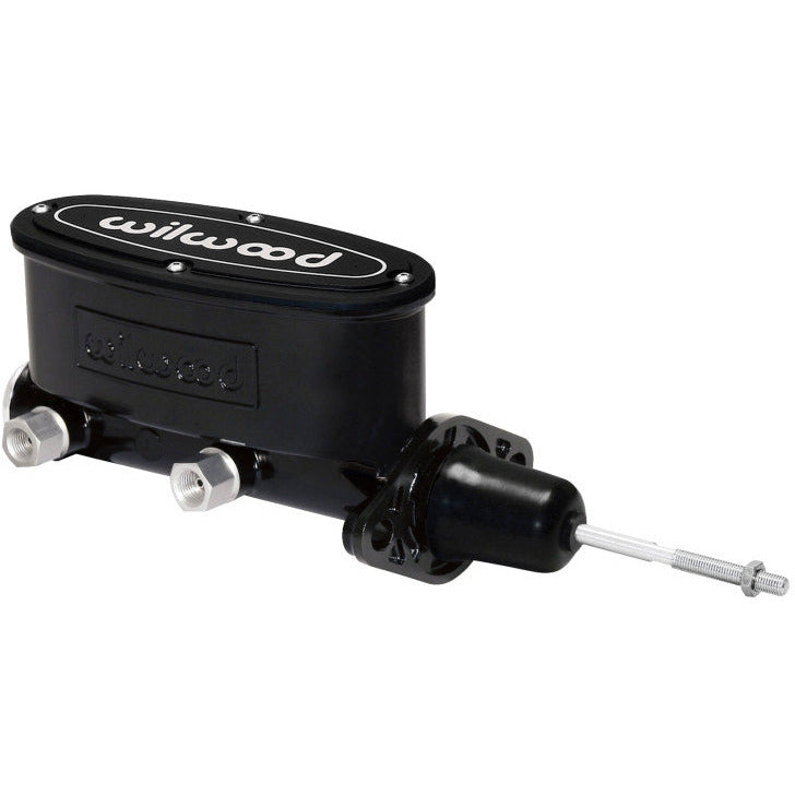 Wilwood High Volume Tandem Master Cylinder - 7/8in Bore Black-W/Pushrod Wilwood Brake Master Cylinder