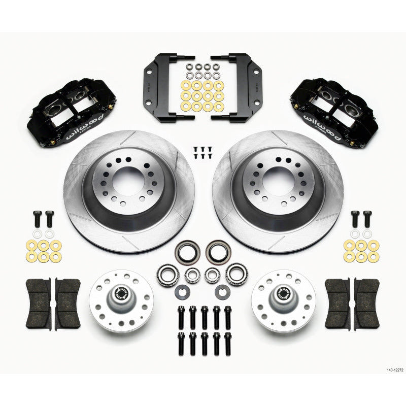 Wilwood Narrow Superlite 6R Front Hub & 1PC Rtr Kit 12.88in Magnum Force Drop Spindle Wilwood Big Brake Kits