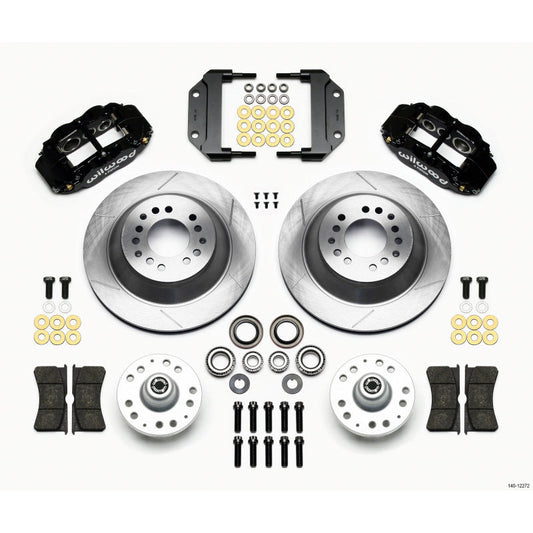 Wilwood Narrow Superlite 6R Front Hub & 1PC Rtr Kit 12.88in Magnum Force Drop Spindle Wilwood Big Brake Kits