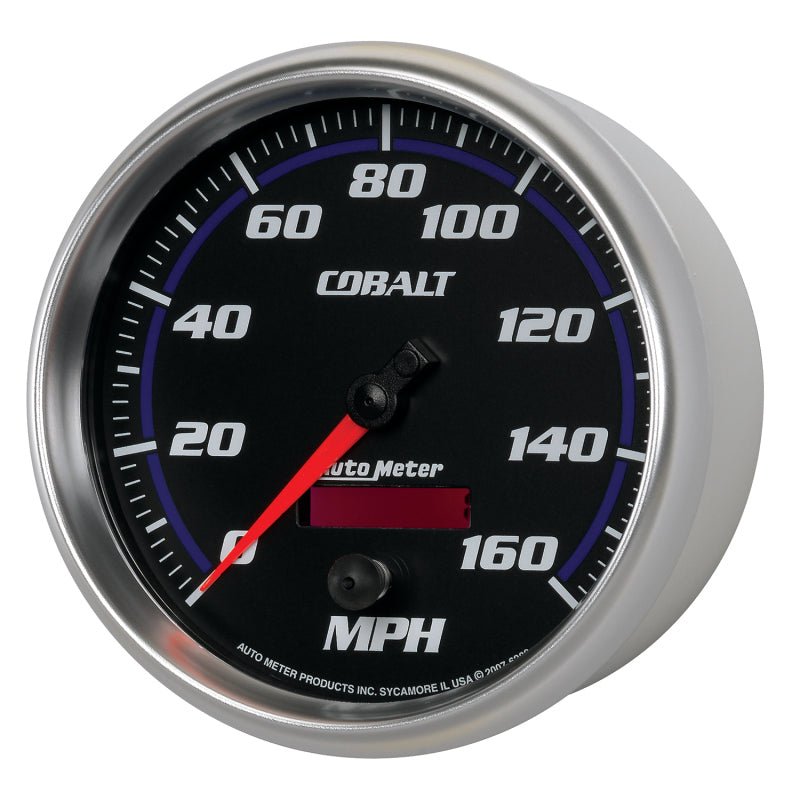 Autometer Cobalt 5in 160mph In-Dash Electronic Programmable Speedometer AutoMeter Gauges