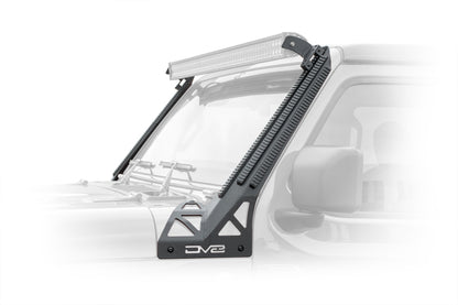 DV8 Offroad 2018+ JL/Gladiator Picatinny Rail A-Pillar Pod LED Light Mount