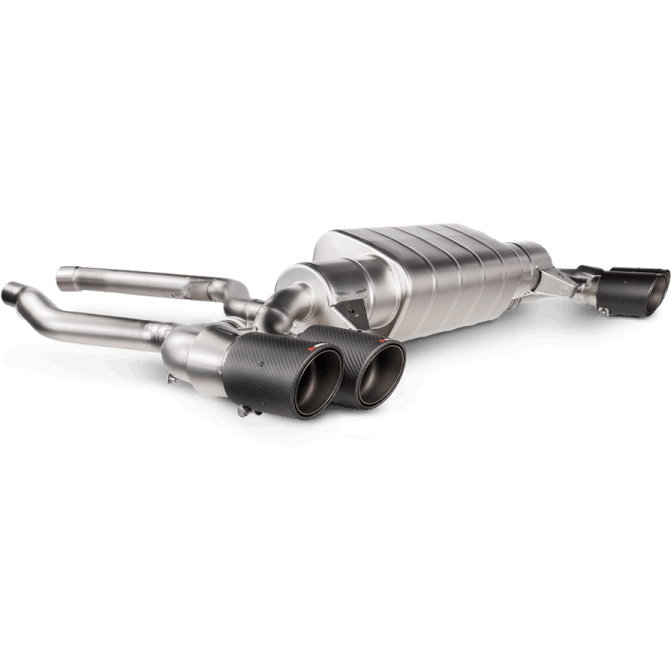 Akrapovic 20-22 BMW M340i (G20, G21) Slip-On Line (Titanium) (Requires BMW Part #18308686640) Akrapovic Muffler