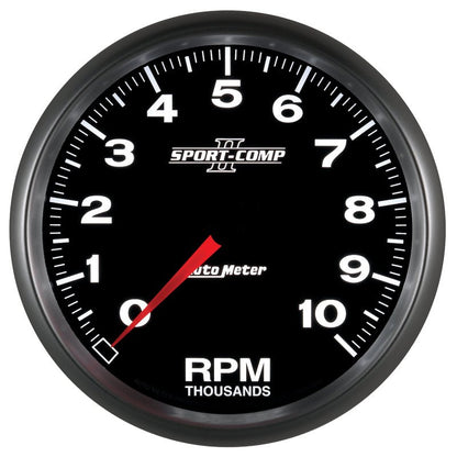 Autometer Sport-Comp II 5 inch 0-10000 RPM In Dash Tachometer AutoMeter Gauges