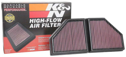 K&N 16-19 BMW 750i L6-4.4L F/I Replacement Drop In Air Filter