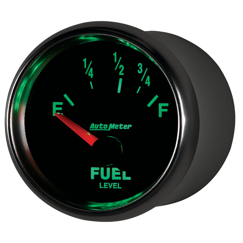 AutoMeter Gauge Fuel Level 2-1/16in. 73 Ohm(e) to 10 Ohm(f) Elec Gs AutoMeter Gauges