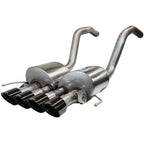 Corsa 2014-2019 Chevrolet Corvette C7 Z06 6.2L 2.75in Xtreme Axle-Back w/ Dual NPP & Quad Black Tips CORSA Performance Axle Back