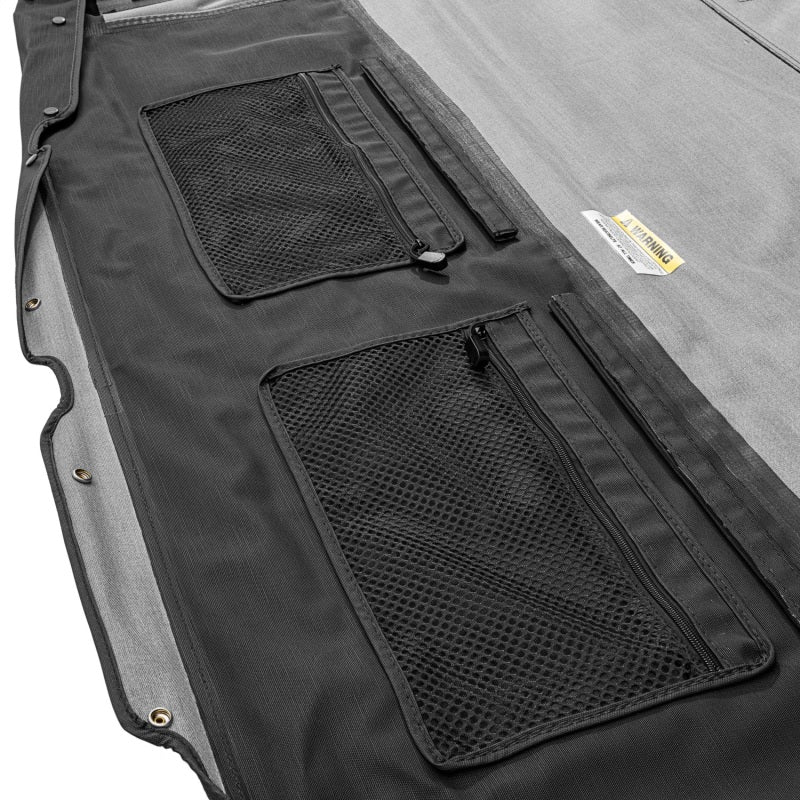 Rugged Ridge 2018+ Jeep Wrangler JLU 4 Dr Black Diamond Stitch Cloth Voyager Top (Tinted) Rugged Ridge Soft Tops