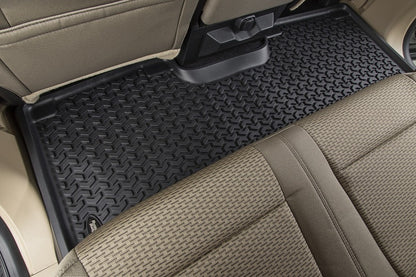 Rugged Ridge Floor Liner Rear Black 2015-2020 Ford F-150 / Raptor / Super Crew Rugged Ridge Floor Mats - Rubber