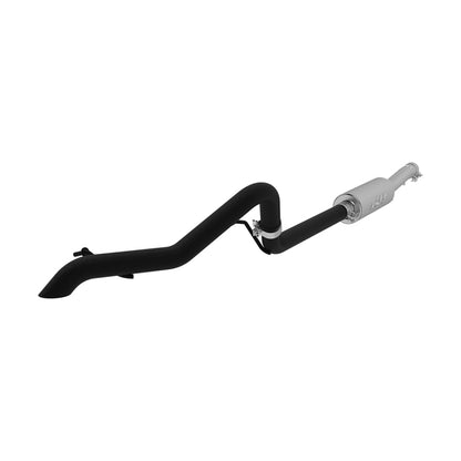 MBRP 12 Jeep Wrangler/Rubicon 3.6L V6 Cat Back Single Rear Exit Off-Road Black Exhaust