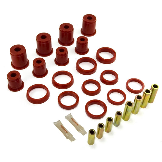 Rugged Ridge Front Control Arm Bushing Kit Red 84-01 Cherokee(XJ) Rugged Ridge Bushing Kits