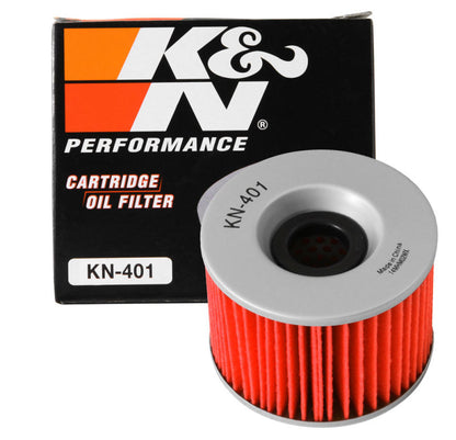 K&N Honda / Kawasaki / Yamaha / Triumph 3in OD x .75ID x 2.210in H Oil Filter