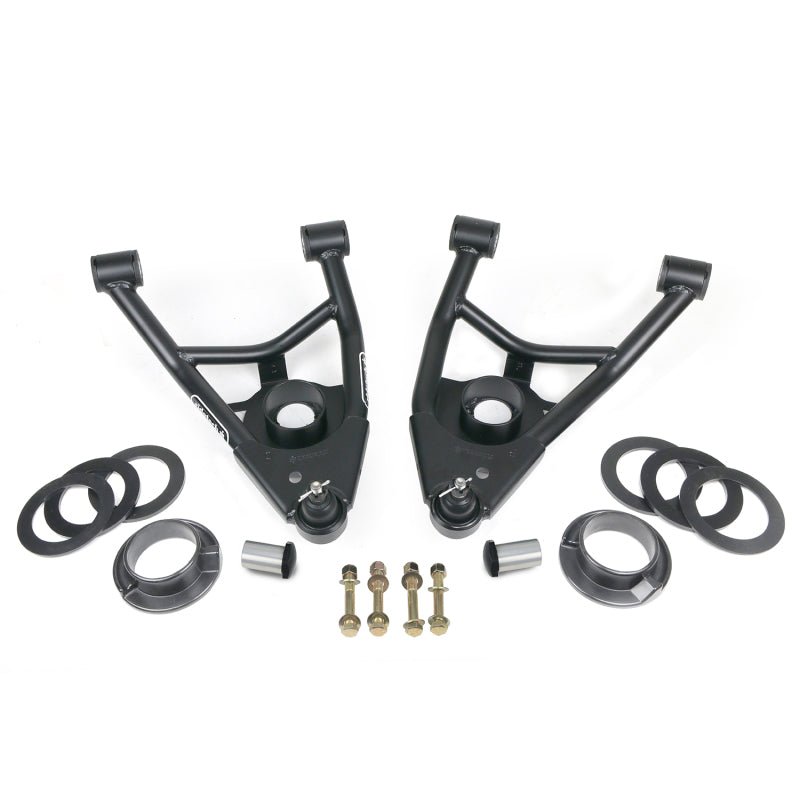 67- 69 Camaro Firebird 68-74 Nova Front Lower StrongArms Stock Style Coil Spring Ridetech Control Arms