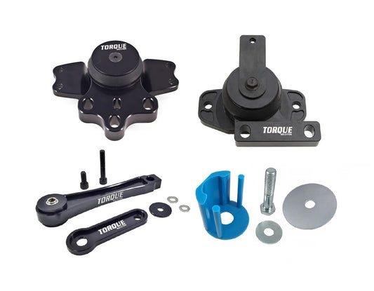 Torque Solution Engine Transmission & Pendulum Mount Kit w/ Race Insert VW Jetta Golf 2006-2008.5