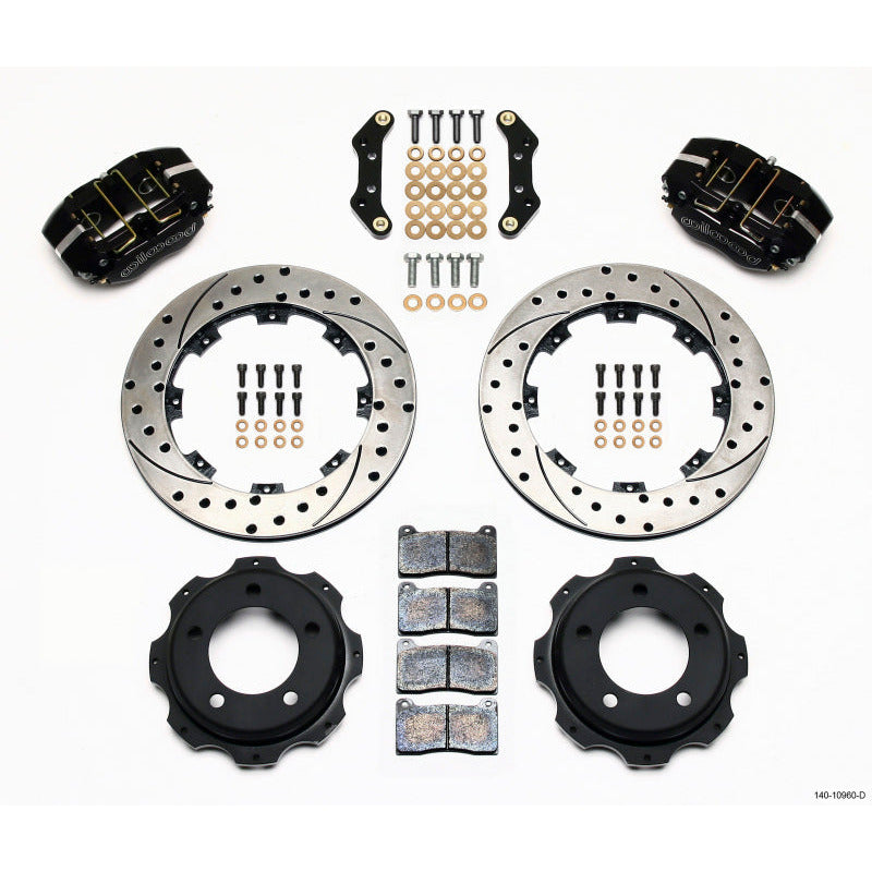 Wilwood Dynapro Rear Kit 12.19in Drilled Backdraft Cobra (BMW E36 Based) Wilwood Big Brake Kits