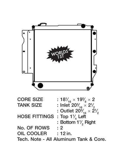 CSF 05-06 Jeep Wrangler Radiator