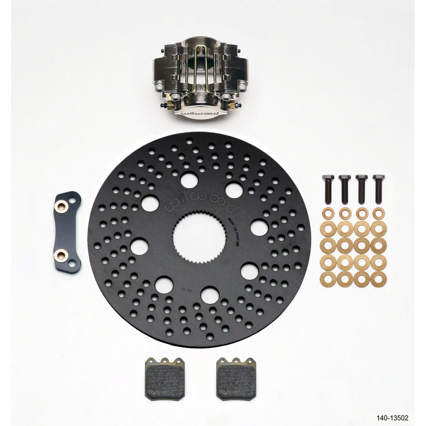 Wilwood Dynapro Single LW Right Rear Kit - Sprint 10.20in Aluminum Drilled Rotor Wilwood Big Brake Kits