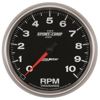 Autometer Sport-Comp II 5 inch 0-10000 RPM In Dash Tachometer AutoMeter Gauges