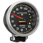 Autometer 5 inch Ultimate DL Playback Tachometer 11000 RPM - Black AutoMeter Performance Monitors