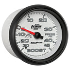 Autometer Phantom II 2-5/8in 30INHG-45PSI Phantom Mechanical Boost/Vacuum Gauge AutoMeter Gauges