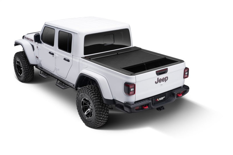 Rugged Ridge Armis Retractable Locking Bed Cover 20-21 JT Rugged Ridge Tonneau Covers - Hard Fold