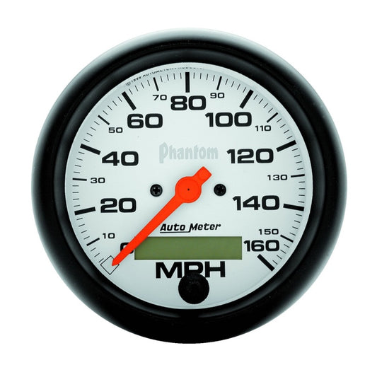 Autometer Phantom 3-3/8in 160 MPH In-Dash Electric Programmable Speedometer AutoMeter Gauges