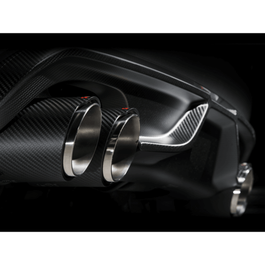 Akrapovic 2015+ BMW X5M (F85) Tail Pipe (Carbon) - Single Akrapovic Tips
