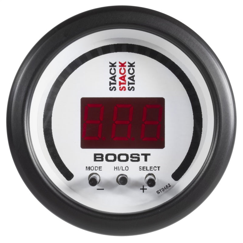 Autometer Stack 52mm -1 to +2 Bar (-30INHG to +30 PSI) Boost Controller - White AutoMeter Gauges