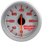 Autometer Airdrive 2-1/6in Boost Gauge 0-60 PSI - Silver AutoMeter Gauges