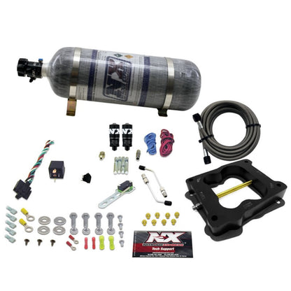 Nitrous Express Q-Jet/Holley Spread Bore Hitman Plus Nitrous Kit w/Composite Bottle Nitrous Express Nitrous Systems