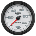 Autometer Phantom II 2-5/8in 100 PSI Mechanical Oil Pressure Gauge AutoMeter Gauges