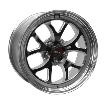 Weld S76 17x8 / 5x4.5 BP / 3.7in. BS Black Wheel (High Pad) - Non-Beadlock