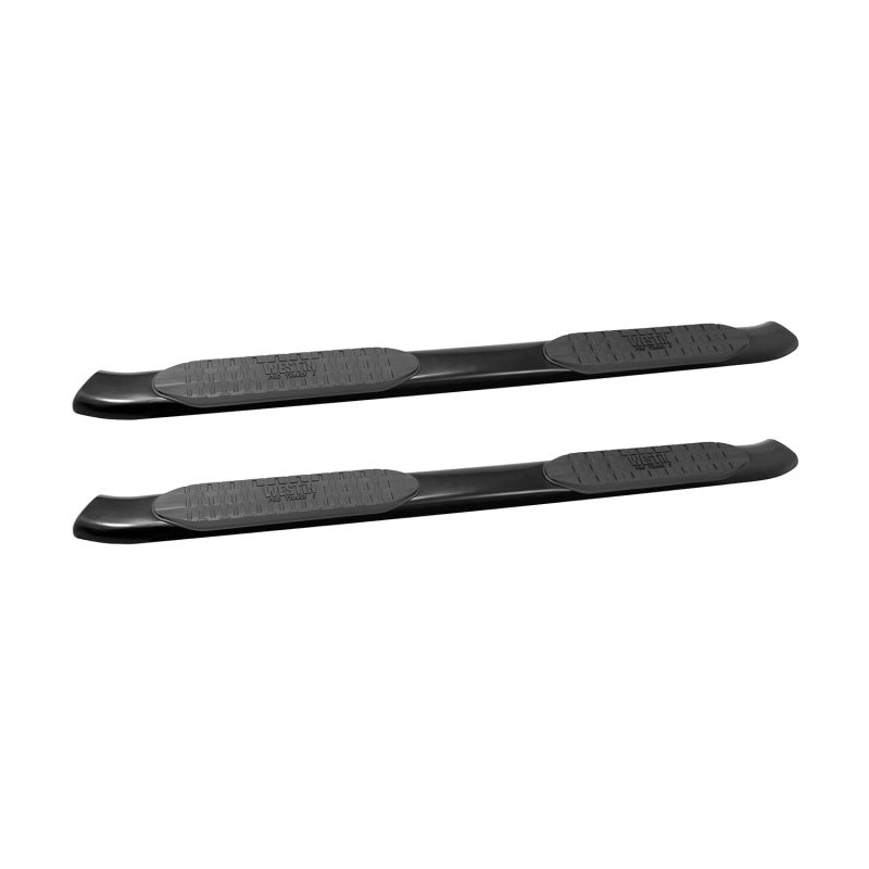 Westin 2014-2018 Chevy Silverado 1500 Crew Cab PRO TRAXX 5 Oval Nerf Step Bars - Black