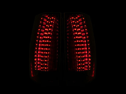 ANZO 2007-2014 Chevrolet Suburban LED Taillights Smoke - Escalade Look