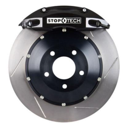 StopTech 98-93 Nissan Skyline Front BBK ST40 Black Calipers 332x32 Slotted Rotors Kit Stoptech Big Brake Kits