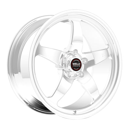 Weld S71 20x9.5 / 5x115mm BP / 5.8in. BS Polished Wheel (High Pad) - Non-Beadlock