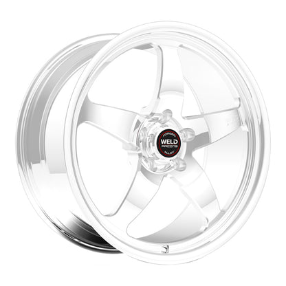 Weld S71 15x10.33 / 5x4.5 BP / 3.5in. BS Polished Wheel (Low Pad) - Non-Beadlock Weld Wheels - Forged
