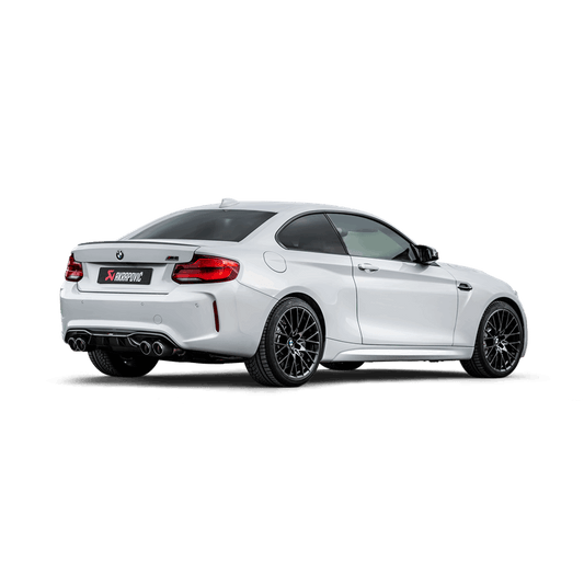 Akrapovic 2018+ BMW M2 Competition/M2 CS (F87N) Slip-On Line (Titanium) w/Carbon Fiber Tips Akrapovic Muffler