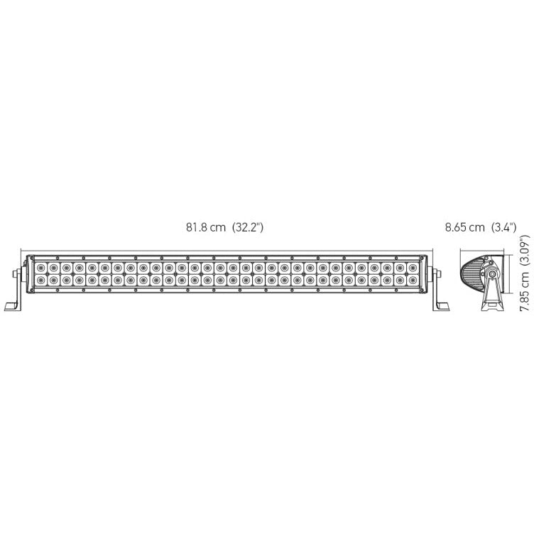 Hella Value Fit Sport 32in - 180W LED Light Bar - Dual Row Combo Beam Hella Light Bars & Cubes