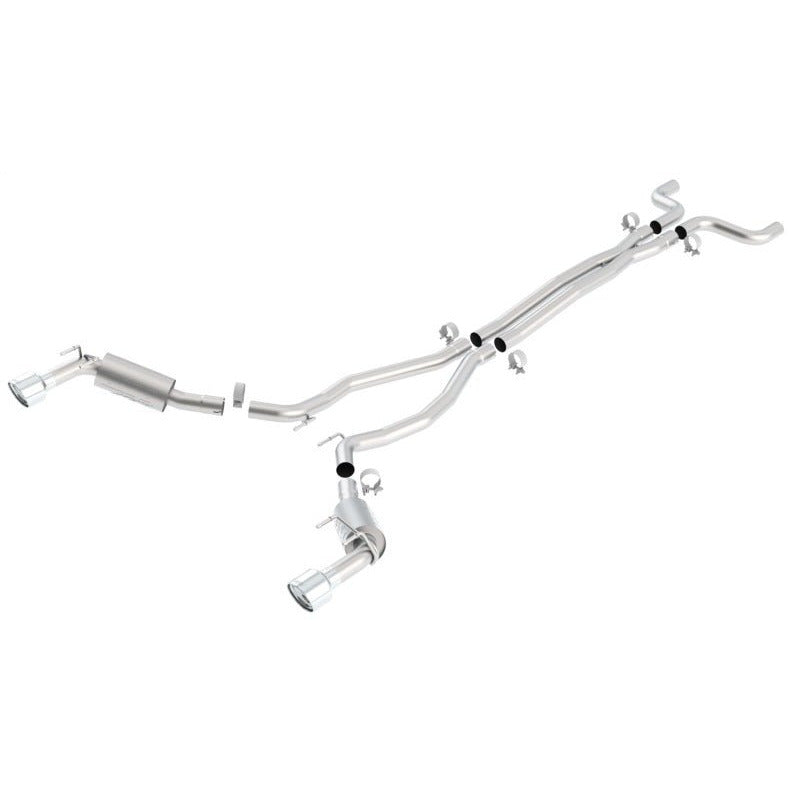 Borla 10-13 Chevy Camaro SS 6.2L 8cyl Aggressive Catback Exhaust Borla Catback