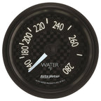 Autometer GT Series 52mm Mechanical 140-280 Deg F Water Temperature Gauge AutoMeter Gauges