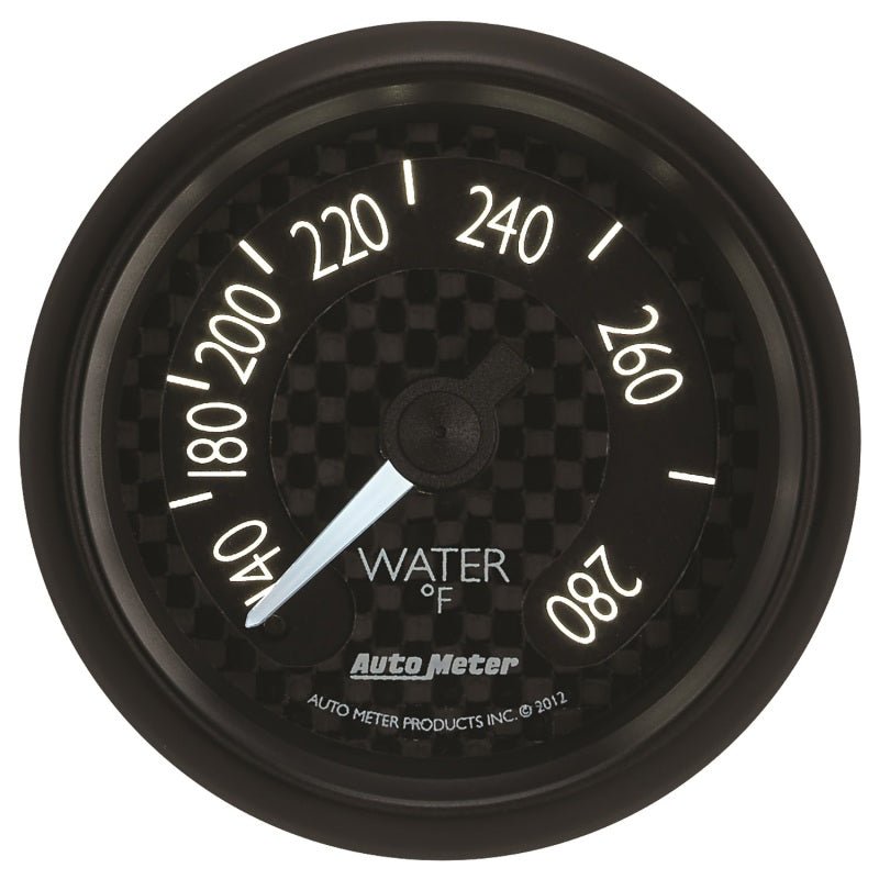 Autometer GT Series 52mm Mechanical 140-280 Deg F Water Temperature Gauge AutoMeter Gauges