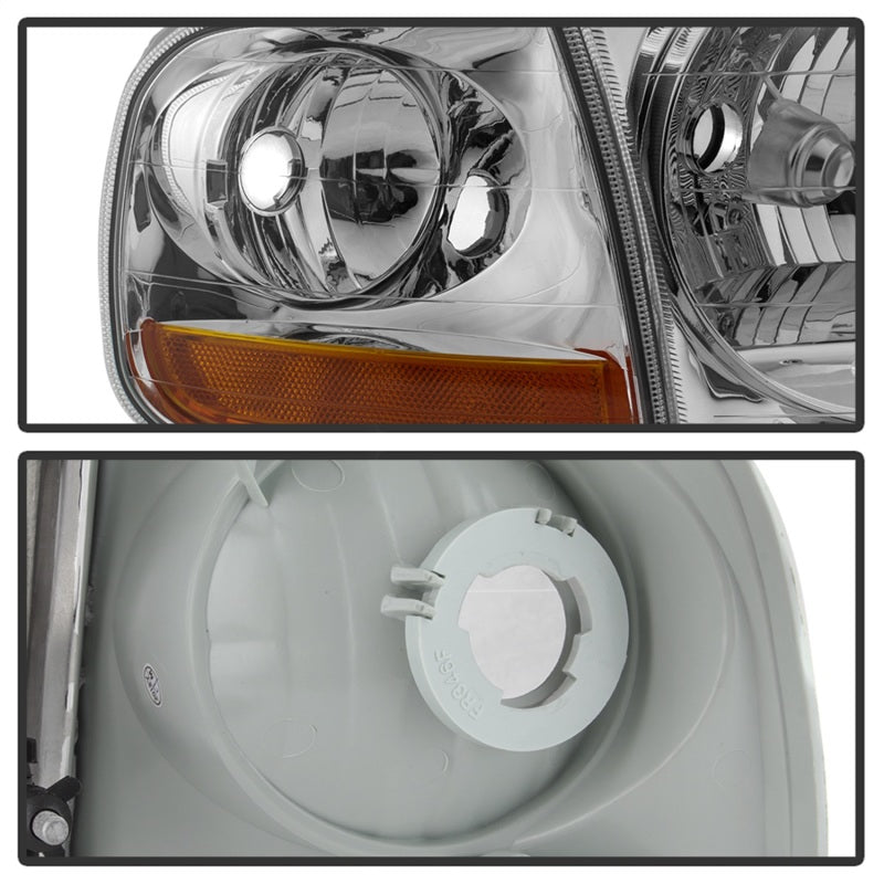 xTune 97-03 Ford F-150 4pc OEM Style Headlights w/Corner - Chrome (HD-JH-FF15097-L-SET-C)