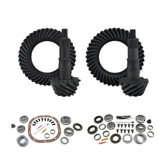 Yukon Gear & Install Kit Package for 15-19 Ford F150 8.8in Front & Rear 4.88 Ratio