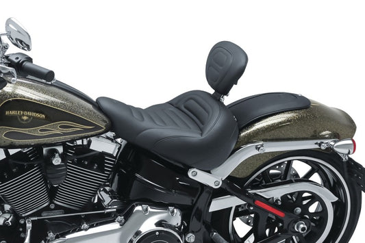 Mustang 13-17 Harley Softail Breakout Standard Touring Solo Seat - Black