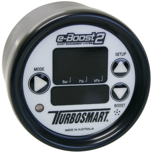 Turbosmart eB2 66mm White Black Turbosmart Boost Controllers