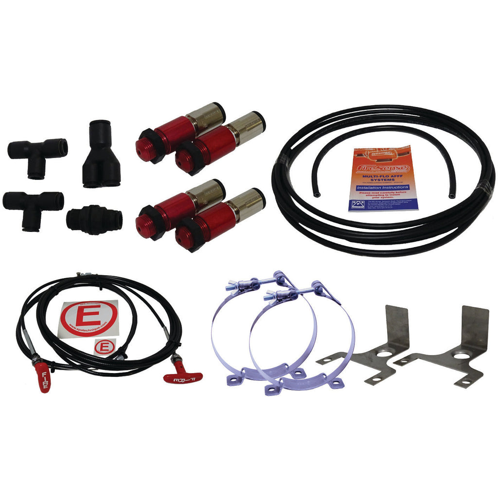 SPA Technique - 4.0 Ltr. AFFF-AR, Steel Mechanical FIA 2018 Fire Suppression System 