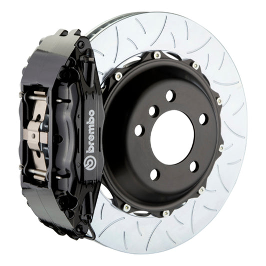 Brembo 05-08 Magnum w/V6 Engine Exc AWD Fr GT BBK 4Pis Cast 2pc 355x32 2pc Rtr Slot Type3-Black