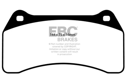 EBC 03-06 Jaguar XJR 4.2 Supercharged Redstuff Front Brake Pads