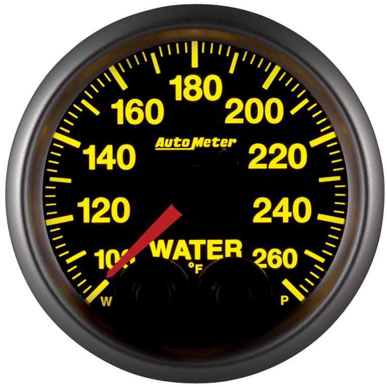 Autometer Elite 52mm 100-260 Degress F Water Temperature Peak and Warn Gauge w/ Electonic Control AutoMeter Gauges